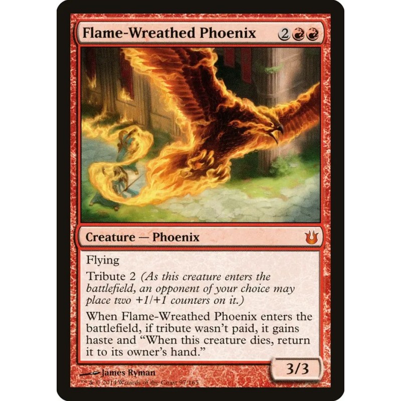 Flame-Wreathed Phoenix // Fénix envuelto en llamas