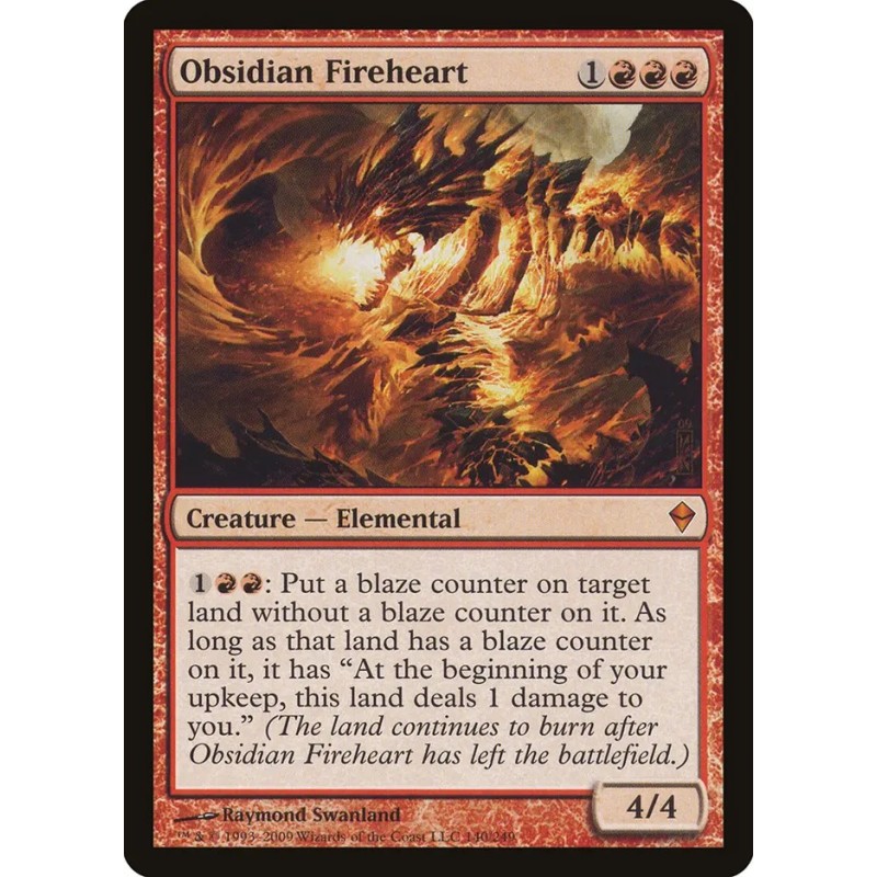 Obsidian Fireheart // Corazón ígneo de obsidiana