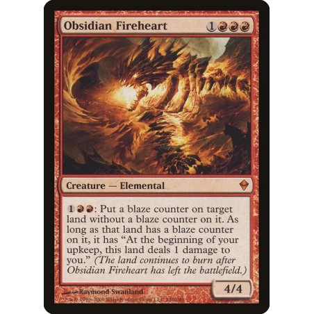 Obsidian Fireheart // Corazón ígneo de obsidiana