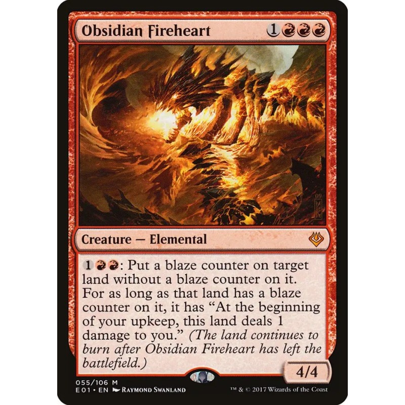 Obsidian Fireheart // Corazón ígneo de obsidiana