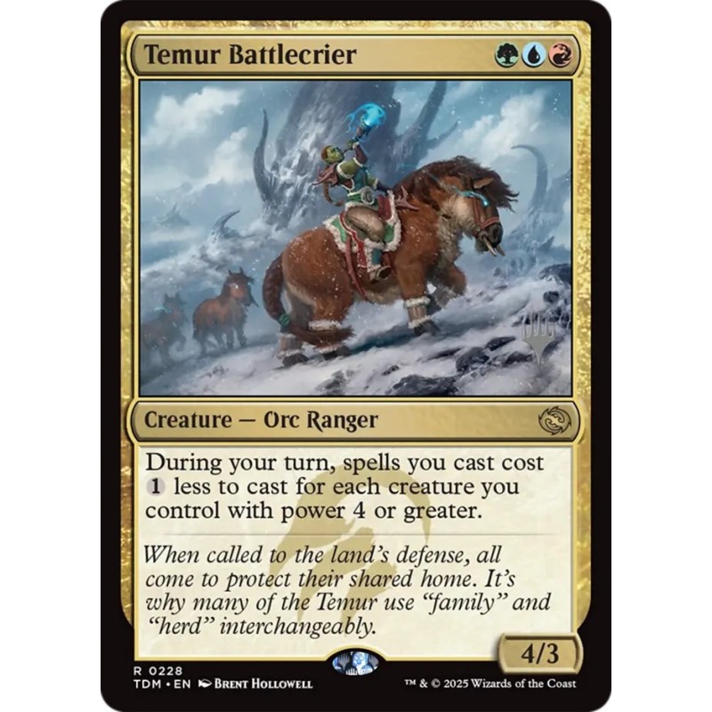 Temur Battlecrier // Convocadora bélica temu