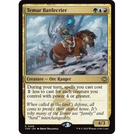 Temur Battlecrier // Convocadora bélica temu