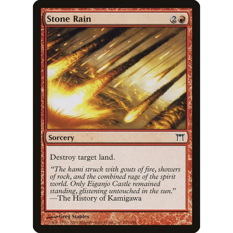 Stone Rain // Lluvia de piedras