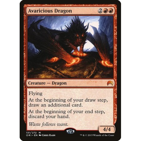 Avaricious Dragon // Dragón avaricioso