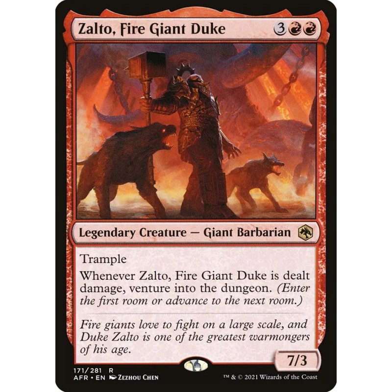 Zalto, Fire Giant Duke // Zalto, duque gigante de fuego