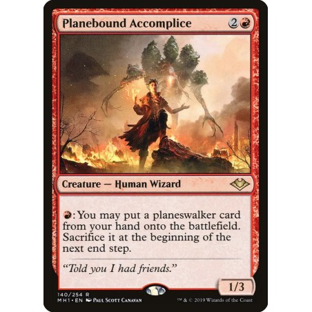 Planebound Accomplice // Cómplice planiatado