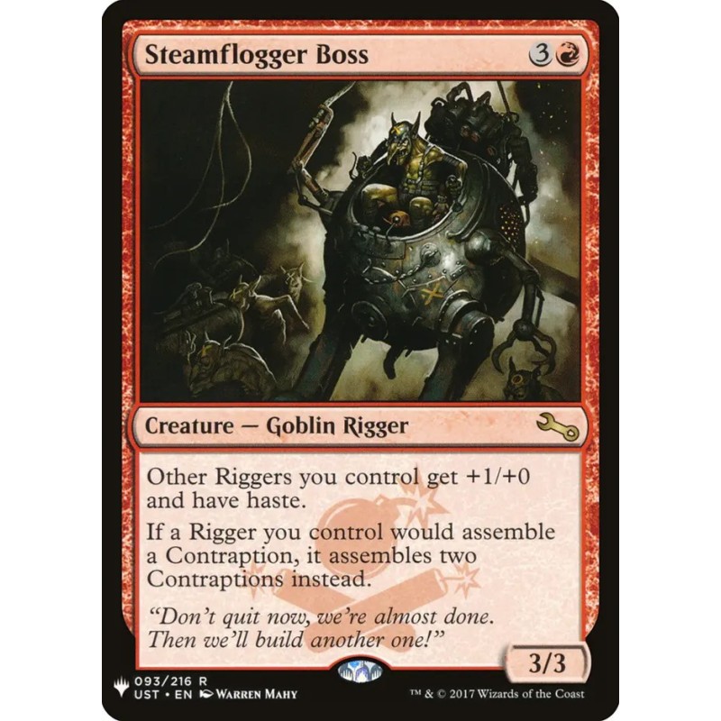 Steamflogger Boss // Jefe azotador de vapor