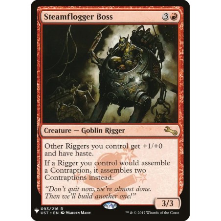Steamflogger Boss // Jefe azotador de vapor