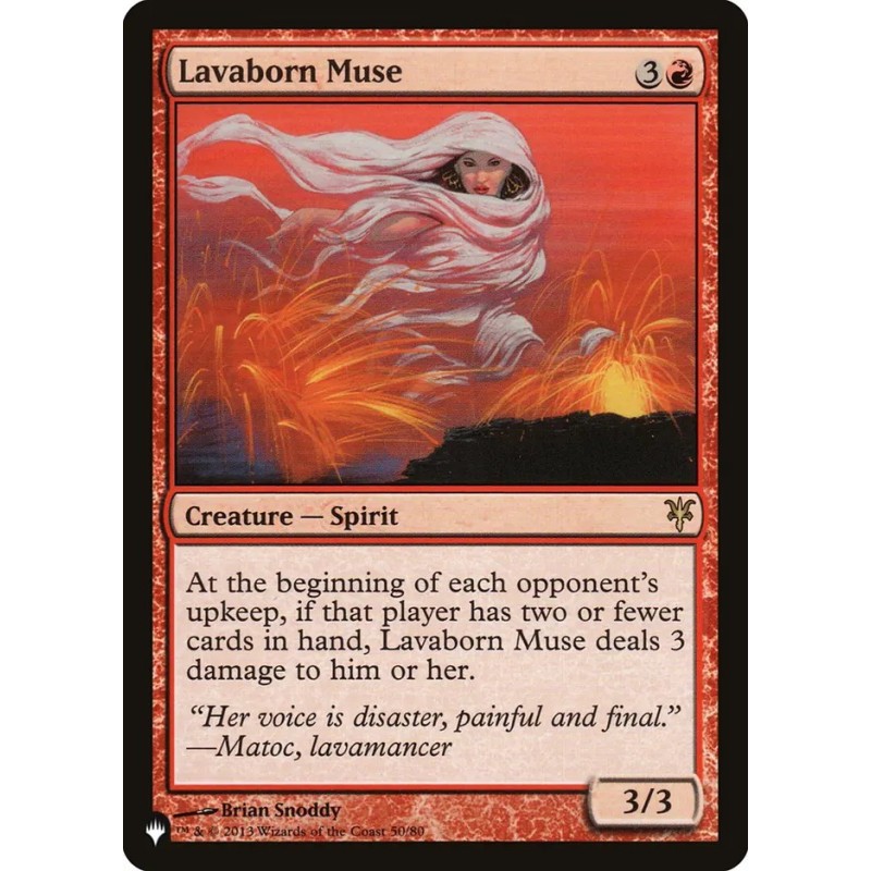 Lavaborn Muse // Musa nacida de la lava