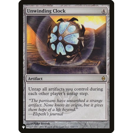 Unwinding Clock // Reloj desenredador