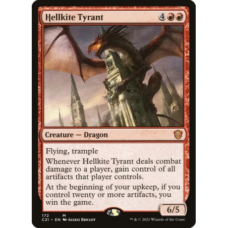 Hellkite Tyrant // Engendro tirano