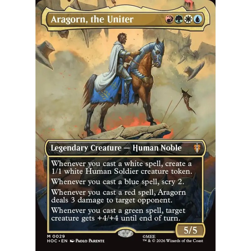 Aragorn, the Uniter // Aragorn, el Unificador (Borderless) (F)