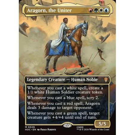 Aragorn, the Uniter // Aragorn, el Unificador (Borderless) (F)