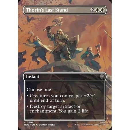 Thorin's Last Stand // Última batalla de Thorin (Borderless)
