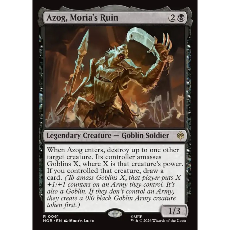 Azog, Moria's Ruin // Azog, Ruina de Moria