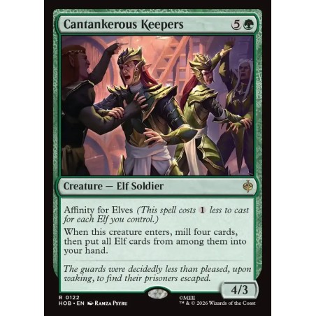 Cantankerous Keepers // Guardas con mal genio