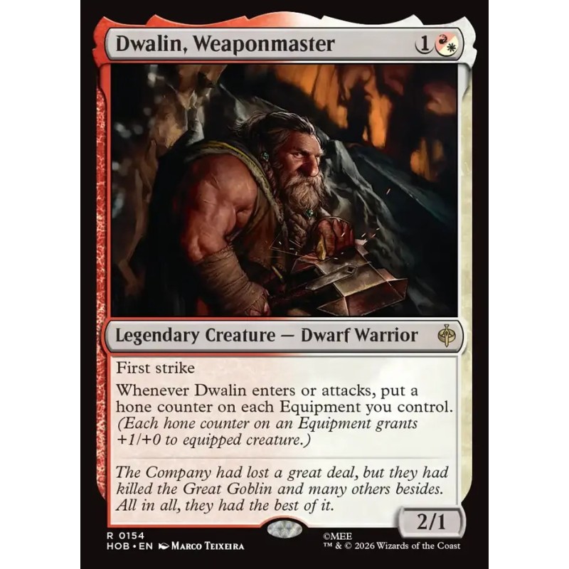Dwalin, Weaponmaster // Dwalin, maestro de armas