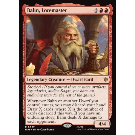 Balin, Loremaster // Balin, maestro sabio