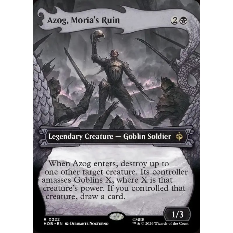 Azog, Moria's Ruin // Azog, Ruina de Moria (Showcase)