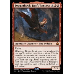 Dragonhawk, Fate's Tempest // Dralcón, Tormenta del Destino