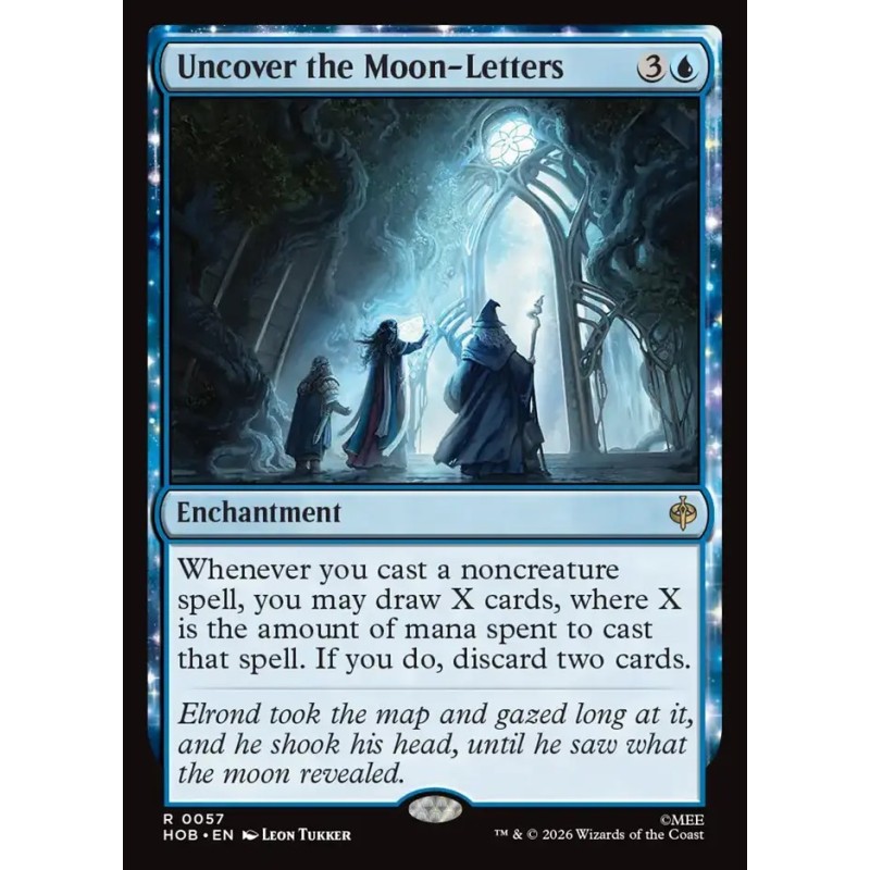 Uncover the Moon-Letters // Revelar las letras lunares