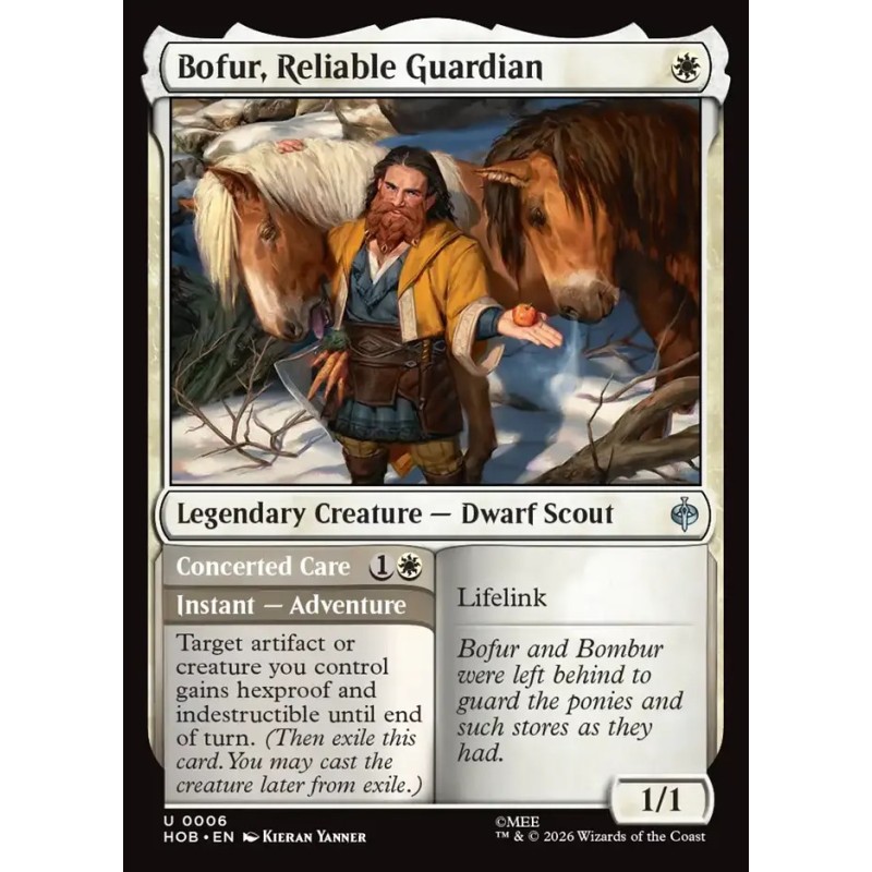 Bofur, Reliable Guardian // Bofur, guardián fidedigno