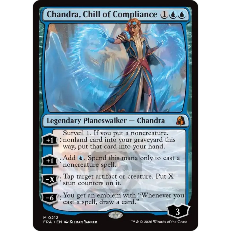 Chandra, Chill of Compliance // Chandra, albor de la obediencia