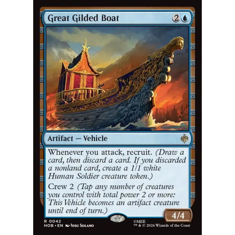 Great Gilded Boat // Barcaza dorada