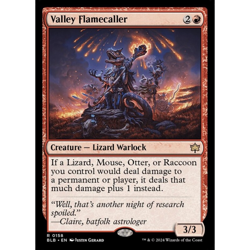 Valley Flamecaller // Invocallamas de Vallis
