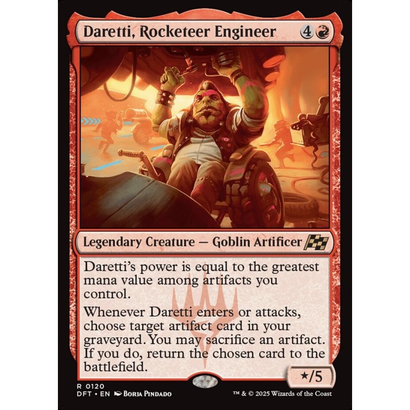 Daretti, Rocketeer Engineer // Daretti, ingeniero de los Coheteros (F)