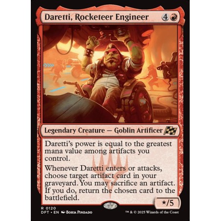 Daretti, Rocketeer Engineer // Daretti, ingeniero de los Coheteros (F)