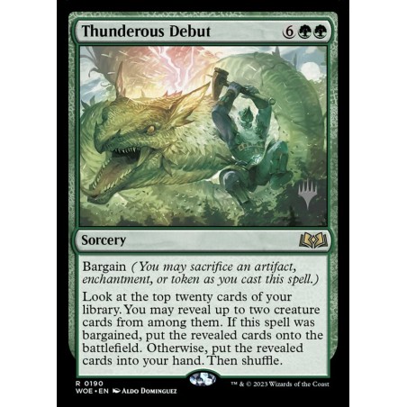 Thunderous Debut // Debut atronador (PP)