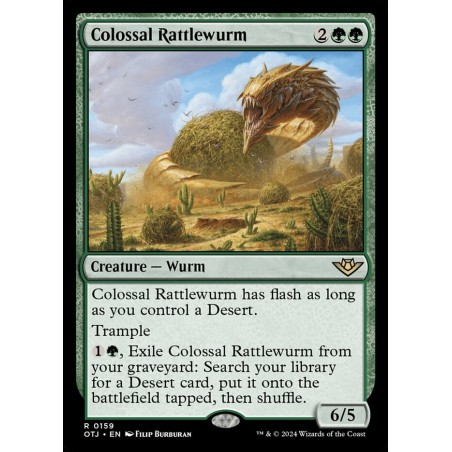 Colossal Rattlewurm // Sierpe de cascabel colosal