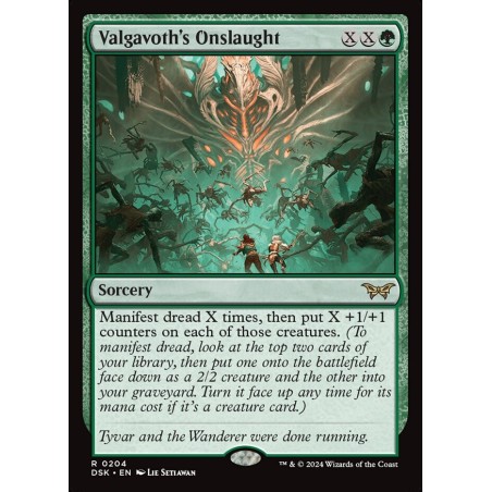Valgavoth's Onslaught // Ataque de Valgavoth