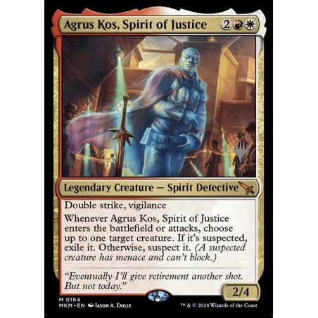 Agrus Kos, Spirit of Justice // Agrus Kos, espíritu de la justicia (PP)