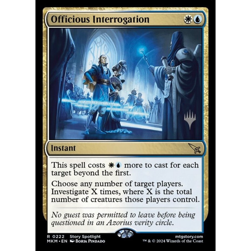 Officious Interrogation // Interrogatorio exhaustivo (PP)