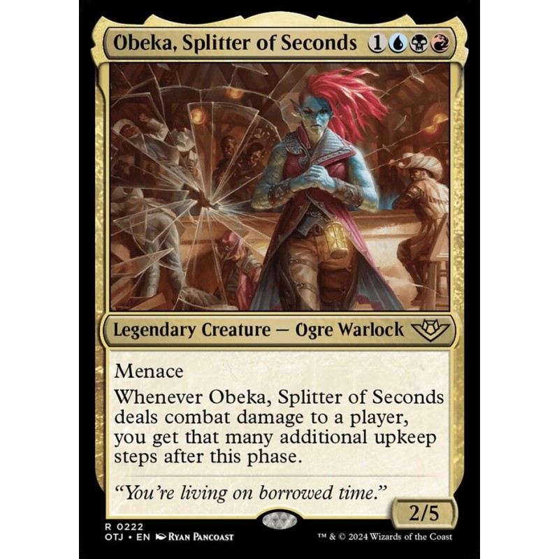 Obeka, Splitter of Seconds // Obeka, fraccionadora de segundos