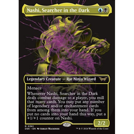 Nashi, Searcher in the Dark // Nashi, buscador en la oscuridad (Borderless, double exposure)