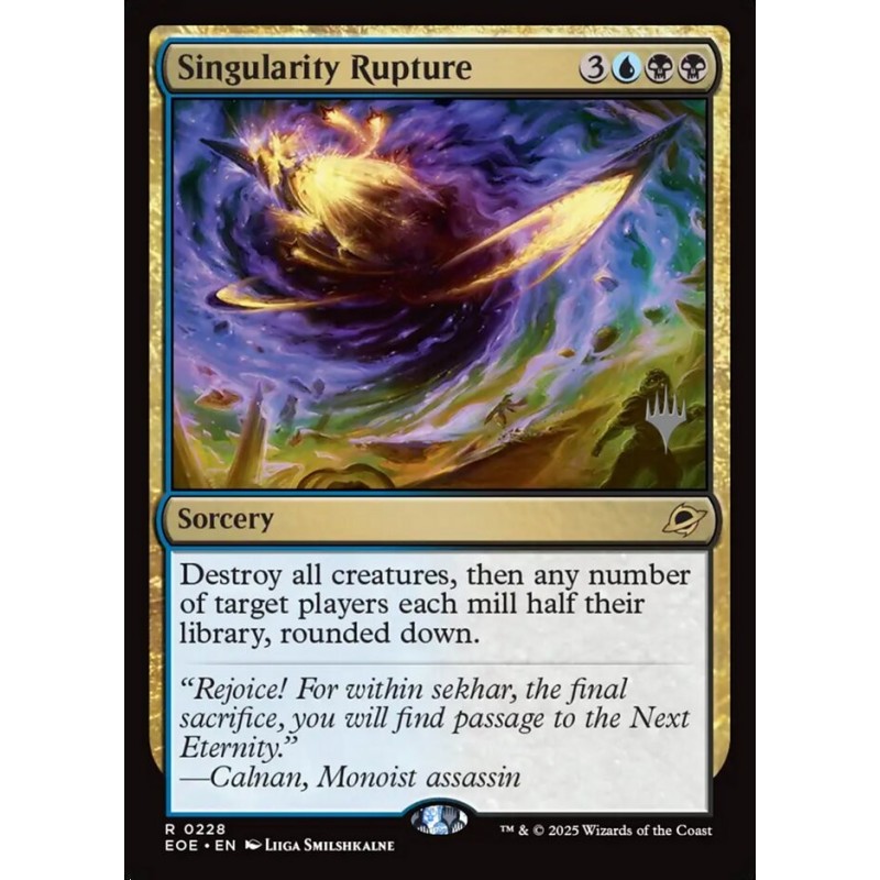 Singularity Rupture // Rotura de la singularidad (PP)