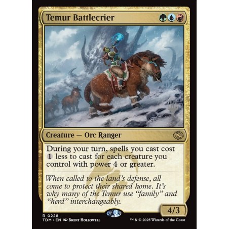 Temur Battlecrier // Convocadora bélica temur (PP)