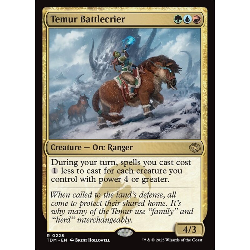 Temur Battlecrier // Convocadora bélica temur
