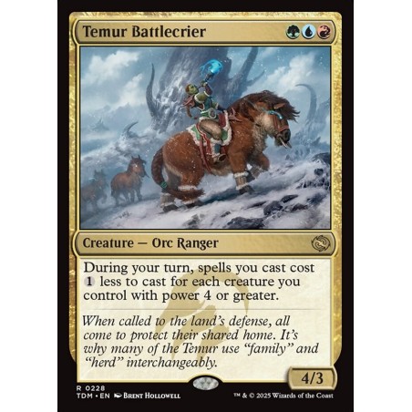 Temur Battlecrier // Convocadora bélica temur