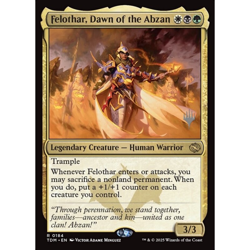 Felothar, Dawn of the Abzan // Felothar, Aurora de los Abzan (PP)