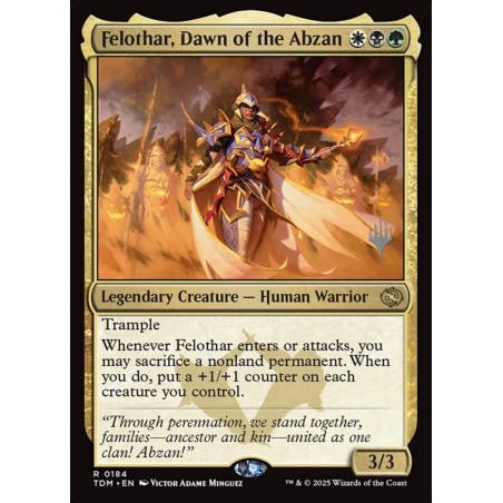 Felothar, Dawn of the Abzan // Felothar, Aurora de los Abzan (PP) (F)