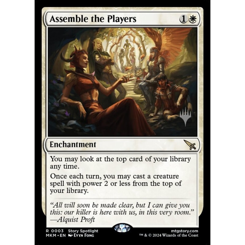 Assemble the Players // Congregación de jugadores (PP) (F)