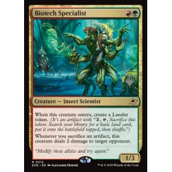 Biotech Specialist // Especialista en biotecnología (PP) (F)