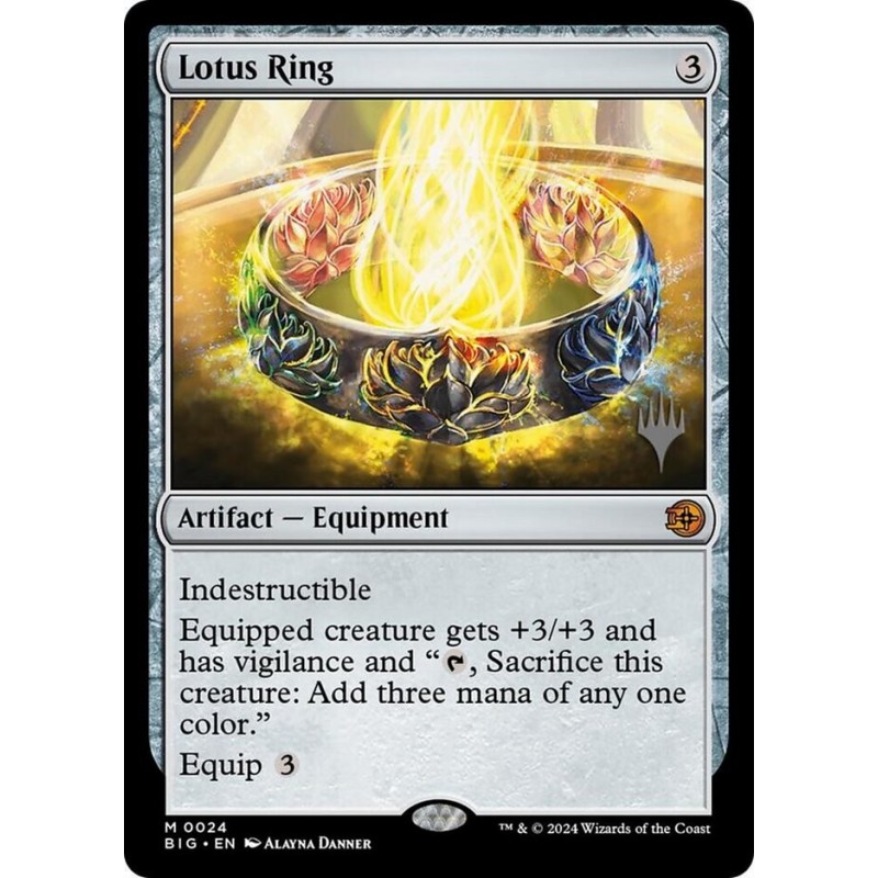 Lotus Ring // Anillo de loto (PP)