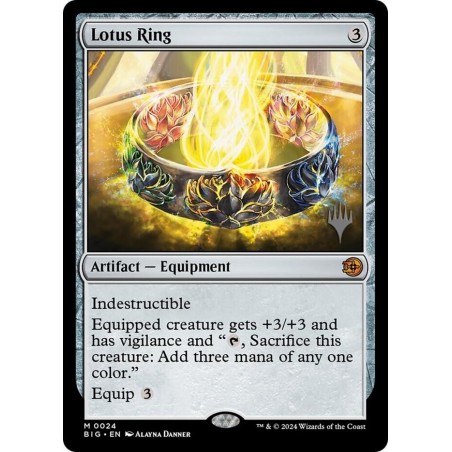 Lotus Ring // Anillo de loto (PP)