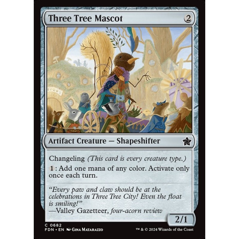 Three Tree Mascot // Mascota de Tres Árboles