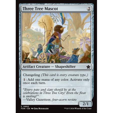 Three Tree Mascot // Mascota de Tres Árboles